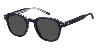 Tommy Hilfiger Th 2185/s Men Blue Rectangle Sunglasses