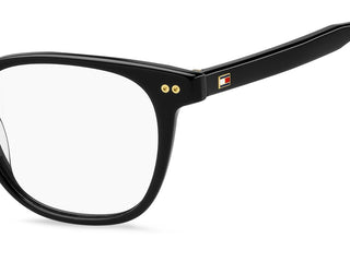 Tommy Hilfiger Th 2187 Men Black Rectangle Eyeglasses