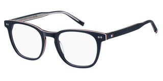 Tommy Hilfiger Th 2187 Men Blue Rectangle Eyeglasses
