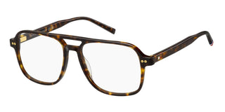 Tommy Hilfiger Th 2188 Men Havana Squared Eyeglasses