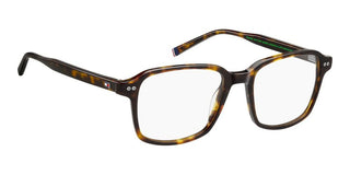 Tommy Hilfiger Th 2190 Men Havana Rectangle Eyeglasses