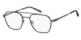Tommy Hilfiger Th 2193 Men Grey Geometric Eyeglasses
