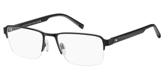 Tommy Hilfiger Th 2197 Men Black Rectangle Eyeglasses