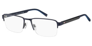 Tommy Hilfiger Th 2197 Men Blue Rectangle Eyeglasses