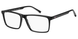 Tommy Hilfiger Th 2198 Men Black Rectangle Eyeglasses