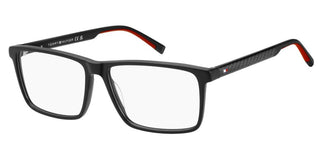 Tommy Hilfiger Th 2198 Men Black Rectangle Eyeglasses