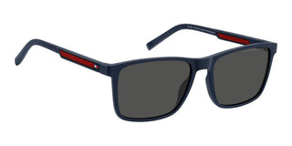 Tommy Hilfiger Th 2201/s Men Blue Rectangle Sunglasses
