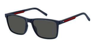 Tommy Hilfiger Th 2201/s Men Blue Rectangle Sunglasses