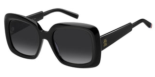 Tommy Hilfiger Th 2208/s Women Black Squared Sunglasses