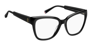 Tommy Hilfiger Th 2209 Women Black Rectangle Eyeglasses