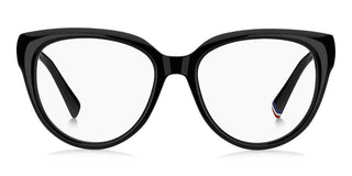 Tommy Hilfiger Th 2210 Women Black Cat Eye Eyeglasses
