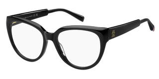 Tommy Hilfiger Th 2210 Women Black Cat Eye Eyeglasses