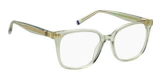 Tommy Hilfiger Th 2214 Women Green Rectangle Eyeglasses