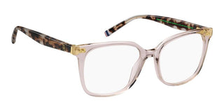 Tommy Hilfiger Th 2214 Women Pink Rectangle Eyeglasses