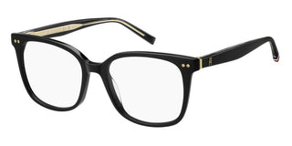 Tommy Hilfiger Th 2214 Women Black Rectangle Eyeglasses