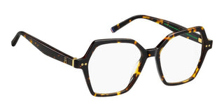 Tommy Hilfiger Th 2216 Women Havana Geometric Eyeglasses
