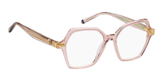 Tommy Hilfiger Th 2216 Women Pink Geometric Eyeglasses
