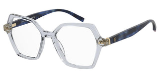 Tommy Hilfiger Th 2216 Women Blue Geometric Eyeglasses