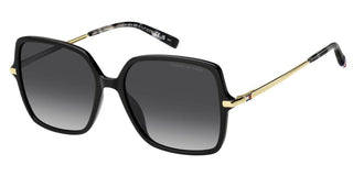 Tommy Hilfiger Th 2220/s Women Black Squared Sunglasses