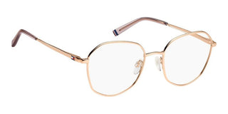 Tommy Hilfiger Th 2221 Women Rose Gold Geometric Eyeglasses