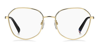 Tommy Hilfiger Th 2221 Women Gold Geometric Eyeglasses