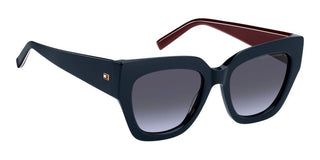 Tommy Hilfiger Th 2223/s Women Blue Squared Sunglasses