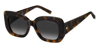 Tommy Hilfiger Th 2224/s Women Havana Rectangle Sunglasses
