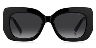 Tommy Hilfiger Th 2224/s Women Black Rectangle Sunglasses