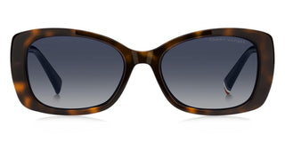 Tommy Hilfiger Th 2225/s Women Havana Rectangle Sunglasses