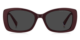 Tommy Hilfiger Th 2225/s Women Red Rectangle Sunglasses
