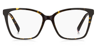 Tommy Hilfiger Th 2227 Women Havana Rectangle Eyeglasses