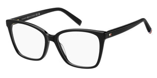 Tommy Hilfiger Th 2227 Women Black Rectangle Eyeglasses