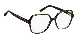 Tommy Hilfiger Th 2228 Women Havana Squared Eyeglasses