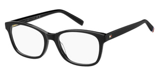 Tommy Hilfiger Th 2229 Women Black Rectangle Eyeglasses