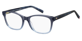 Tommy Hilfiger Th 2229 Women Blue Rectangle Eyeglasses