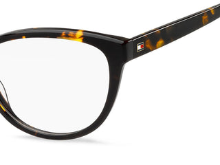 Tommy Hilfiger Th 2230 Women Havana Cat Eye Eyeglasses