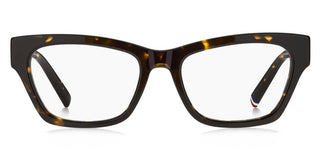 Tommy Hilfiger Th 2231 Women Havana Rectangle Eyeglasses