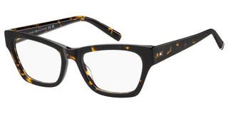 Tommy Hilfiger Th 2231 Women Havana Rectangle Eyeglasses