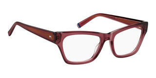 Tommy Hilfiger Th 2231 Women Red Rectangle Eyeglasses