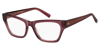 Tommy Hilfiger Th 2231 Women Red Rectangle Eyeglasses