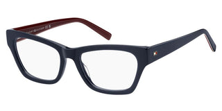 Tommy Hilfiger Th 2231 Women Blue Rectangle Eyeglasses