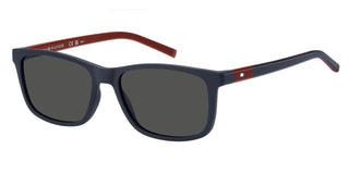 Tommy Hilfiger Th 2244/s Unisex Blue Rectangle Sunglasses