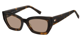 Tommy Hilfiger TH 2254/S women Havana Cat Eye Sunglasses