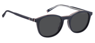 Tommy Hilfiger Th 2268/c Men Blue Squared Sunglasses