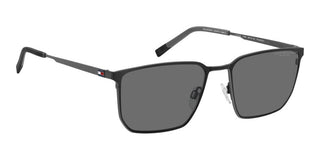 Tommy Hilfiger TH 2272/S men Black Squared Sunglasses