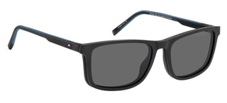 Tommy Hilfiger Th 2281/c Men Black Rectangle Sunglasses