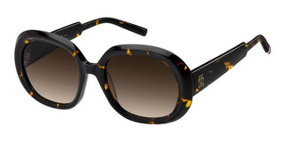 Tommy Hilfiger TH 2284/S women Havana Round Sunglasses