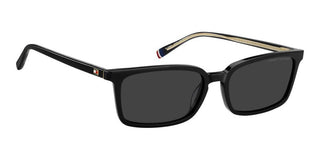 Tommy Hilfiger TH 2288/S women Black Rectangle Sunglasses