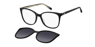 Tommy Hilfiger Th 2294/c Women Black Cat Eye Sunglasses