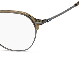 Tommy Hilfiger Th 2298/f Men Brown Geometric Eyeglasses